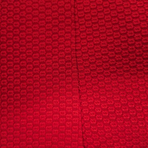 NWT Chaps Red Fit & Flare Dress – Textured Fabric - Picture 4 of 4